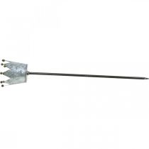 Article Photophore couronne à coller zinc Ø9.5cm H50cm