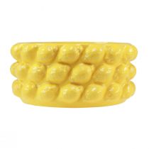 Article Jardinière citron bol en céramique jaune Ø26cm H12cm