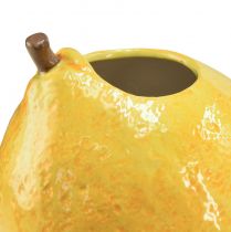 Article Vase citron vase céramique jaune citron méditerranéen H19cm
