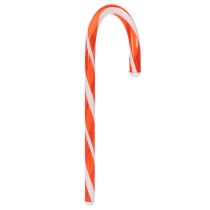 Article Décoration artificielle en forme de canne à sucre rouge et blanche, 35 cm, lot de 3