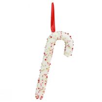 Article Zuckerstangen décoratives suspendues blanc et multicolore 20 cm - Lot de 6