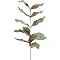 Article Plante artificielle déco branche vert rouge marron mousse H68cm