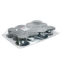 Article Cylindre décoratif noir, réveillon, chapeau en jardinière H5,5cm 12 pièces