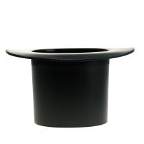 Article Cylindre noir, cache-pot, décoration du nouvel an, cache-pot, chapeau de sorcier H16cm