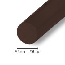 Article Fil aluminium Ø2mm 500g 60m marron