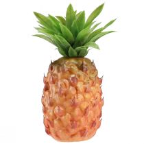 Article Ananas décoratif artificiel de 26 cm – Fruit artificiel d'un réalisme saisissant, idéal pour les buffets et les présentations.