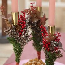 Article Cueillette de baies rouges 23 cm 12 pièces