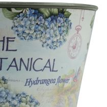 Article Jardinière hortensias bol à fleurs rond plastique Ø21cm H11cm
