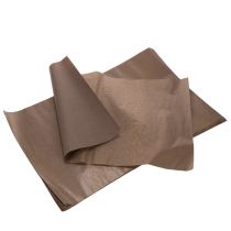 Article Tissu en soie à motif léopard floral marron résistant à l'humidité 50 x 75 cm, lot de 20 pièces