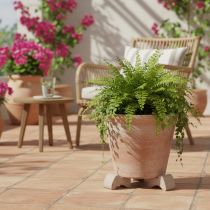 Article Pieds pour pots de fleurs, rehausseurs pratiques, accessoires pour balcon et terrasse, 7 cm, lot de 3