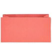 Article Sac à fleurs extra long avec feuille rose saumon 24x12cm 6 pcs