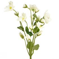 Article Roses de Noël fleurs artificielles blanches décoration de Noël 37cm 2pcs
