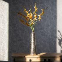 Article Orchidée Cymbidium artificielle en tige florale pour décoration élégante, 95 cm, 2 pièces