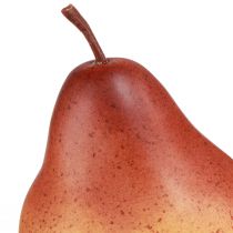 Article Poire décorative jaune marron pour Thanksgiving d&#39;automne Ø8,5cm 4 pcs