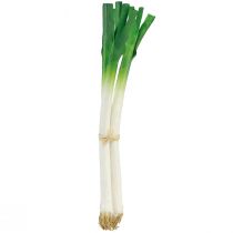Article Légumes déco oignons nouveaux vert blanc Ø1cm L28cm 3 pcs