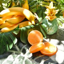Article Oranges décoratives Fruits artificiels en morceaux 5–7 cm 10 pièces