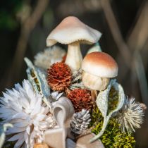 Article Champignons décoratifs à coller champignons décoratifs marron automne 3,5/5,5 cm 16 pièces