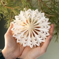 Article Élégants flocons de neige en papier pour les décorations d'hiver et de Noël