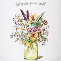 Article Tasse/pot décoratif, émaillé, Ø11,5 cm H10 cm