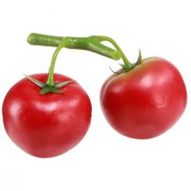 Article Tomates décoratives 2 tomates artificielles sur panicule Ø6cm L15cm