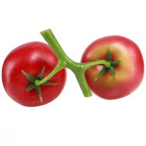 Article Tomates décoratives 2 tomates artificielles sur vigne Ø6cm L15cm