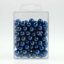 Article Perles décoratives Ø10mm bleues 115 pcs