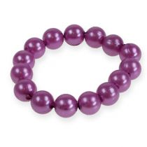 Article Perles déco Ø10mm violet 115p