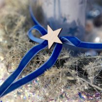 Article Ruban décoratif Velours ruban velours bleu 10mm 20m