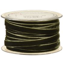 Article Ruban cadeau en velours vert foncé 10 mm 20 m