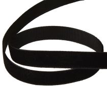 Article Ruban décoratif en velours noir 10 mm 20 m