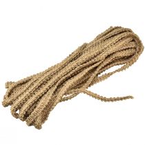 Article Ruban décoratif ruban décoratif naturel ruban de jute ornement W2cm L12m