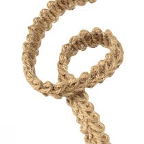 Article Ruban décoratif ruban décoratif naturel ruban de jute ornement W2cm L12m