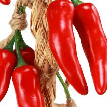 Article Cintre décoratif piments d'été rouge artificiel L50cm