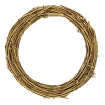 Article Couronne décorative couronne de vigne couronne naturelle vierge Ø25cm 4pcs