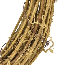 Article Couronne décorative couronne de vigne couronne naturelle vierge Ø25cm 4pcs