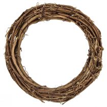 Article Couronne de vigne décorative couronne de porte naturelle automne Ø20cm 4pcs