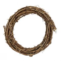 Article Anneau décoratif mini couronne de vigne naturel Ø15cm 6pcs
