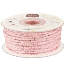 Article Fil de mèche Glamour Rose/Argent avec fil 33m