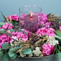 Article Bougies de couleur unie bordeaux différentes tailles