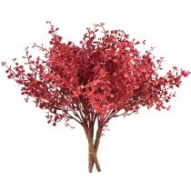 Article Buisson d&#39;eucalyptus plante artificielle rouge eucalyptus 28cm 3pcs