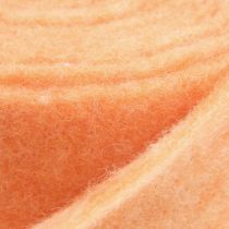 Article Ruban feutre orange 7,5cm 5m