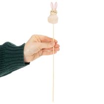 Article Figurines de lapins de Pâques tout doux pour des fêtes de Pâques joyeuses, décoration de chambre, 34 cm, lot de 12