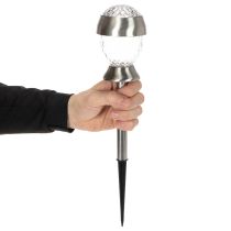 Article Lampes solaires de jardin, globes lumineux avec piquet de terre, 36 cm, lot de 4