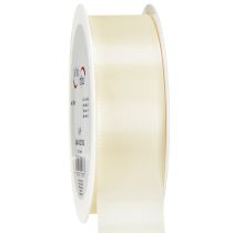 Article Ruban cadeau et ruban décoratif ruban taffetas crème 40mm 50m