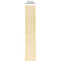 Article Ruban cadeau à pois, la touche finale parfaite pour les paquets et boîtes cadeaux, 1,5 cm de large, 20 m de long