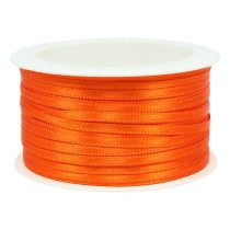 Article Ruban satin cadeau ruban décoratif orange 3 mm × 50 m
