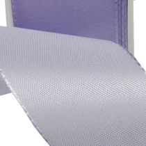 Article Ruban cadeau violet ruban décoratif taffetas 50 m lilas clair