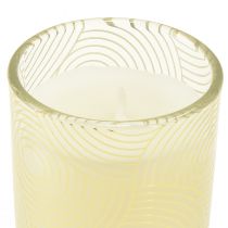 Article Coffret cadeau bougies parfumées parfum d&#39;ambiance dans un verre parfum vanille