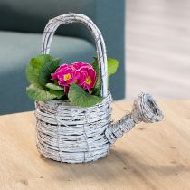 Article Arrosoir décoratif au design tressé raffiné, idéal pour une décoration intérieure élégante, 26 cm