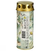 Article Lampe funéraire avec motif décoration de deuil Ø6cm H17cm 6pcs